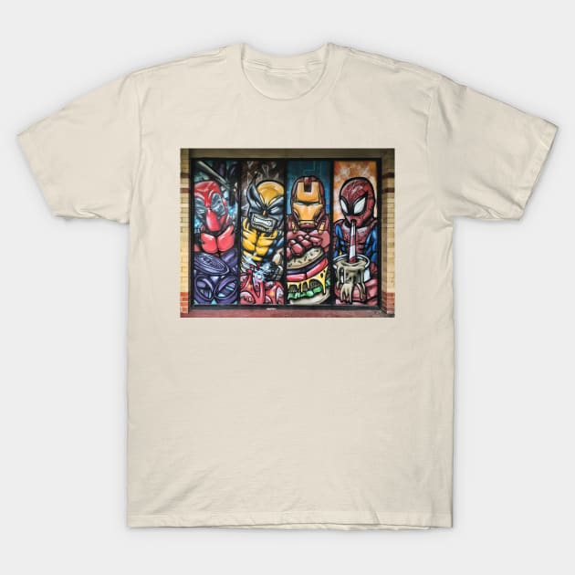 Pop Culture Street Art T-Shirt by Design A Studios